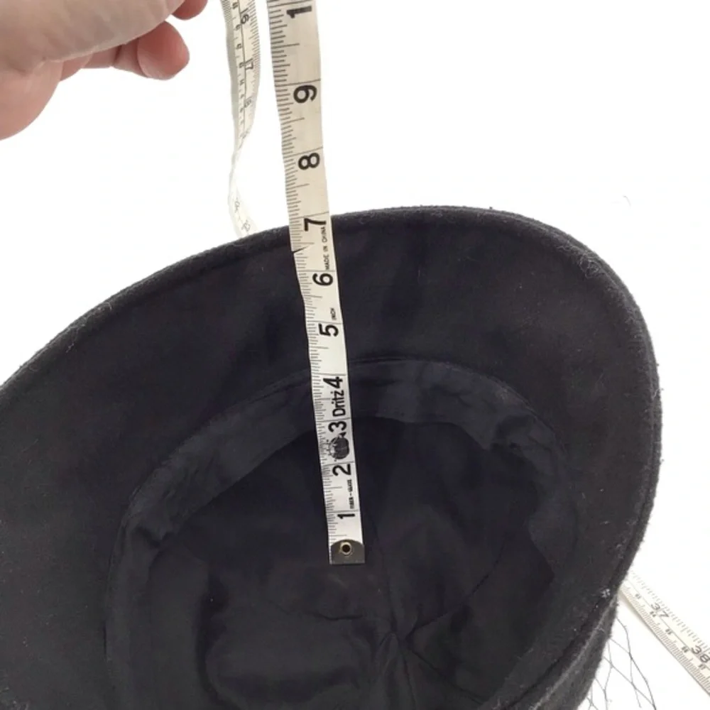 Something Special VTG Black Polyester Cage Hat